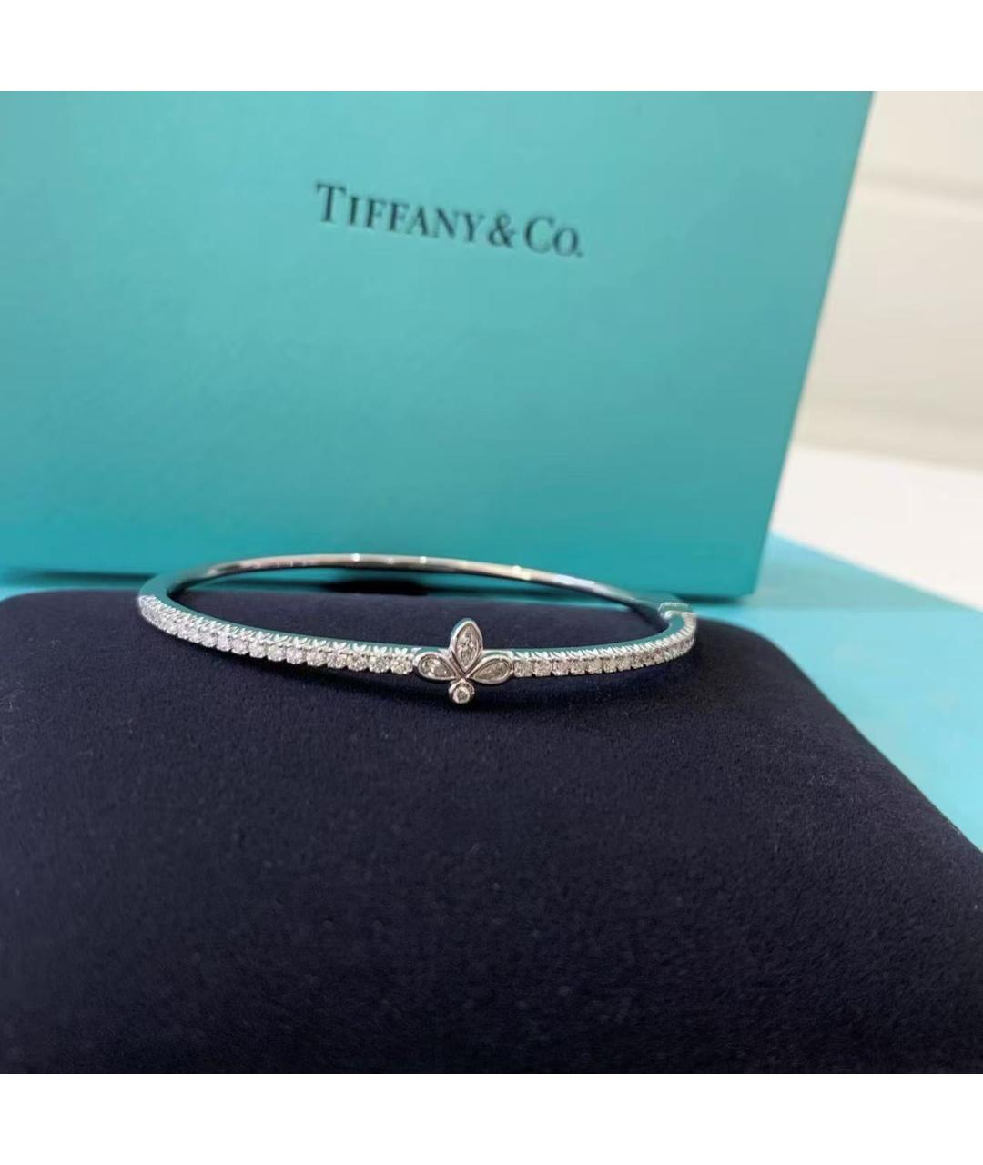 TIFFANY&CO Серебрянный браслет из белого золота, фото 2