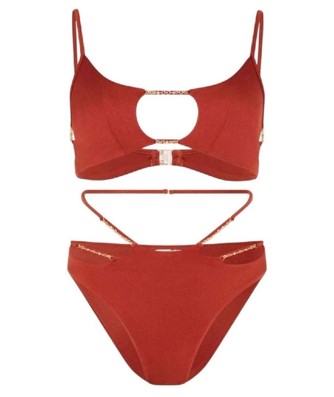 AGENT PROVOCATEUR Коричневый полиамидовый купальник, фото 6