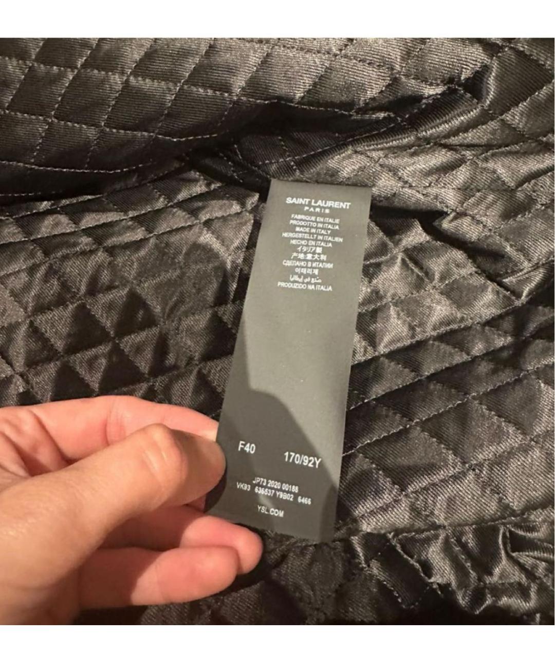 SAINT LAURENT Шерстяная куртка, фото 3