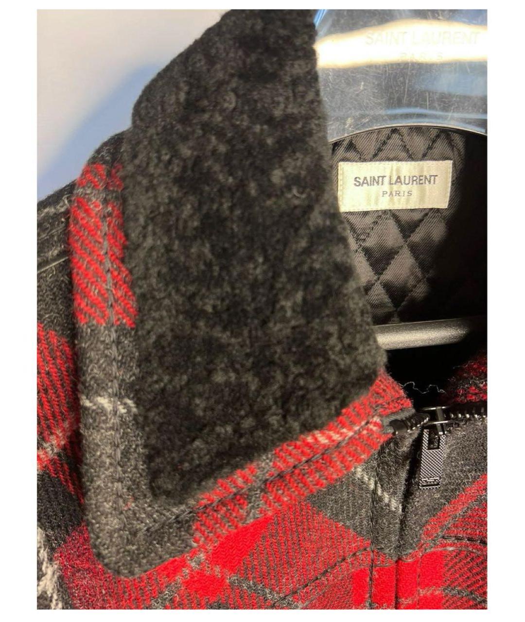 SAINT LAURENT Шерстяная куртка, фото 4