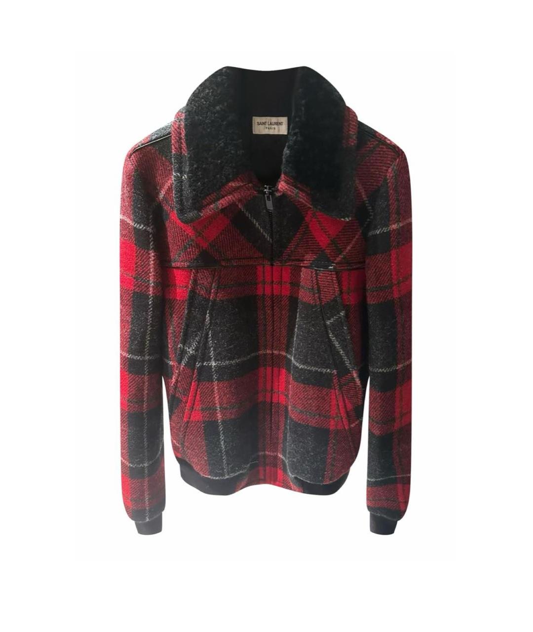 SAINT LAURENT Шерстяная куртка, фото 8