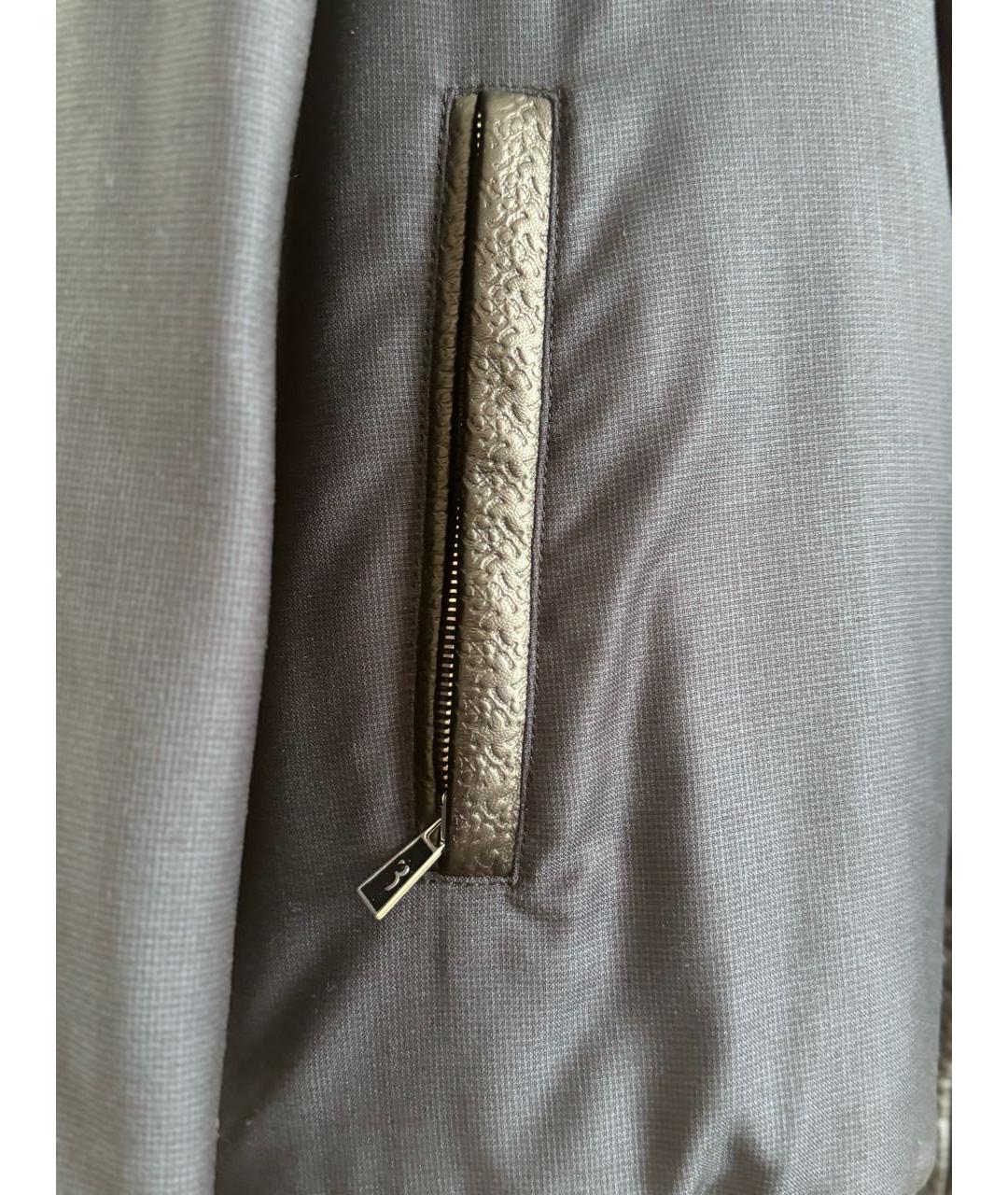 BILLIONAIRE Темно-синяя шерстяная куртка, фото 6