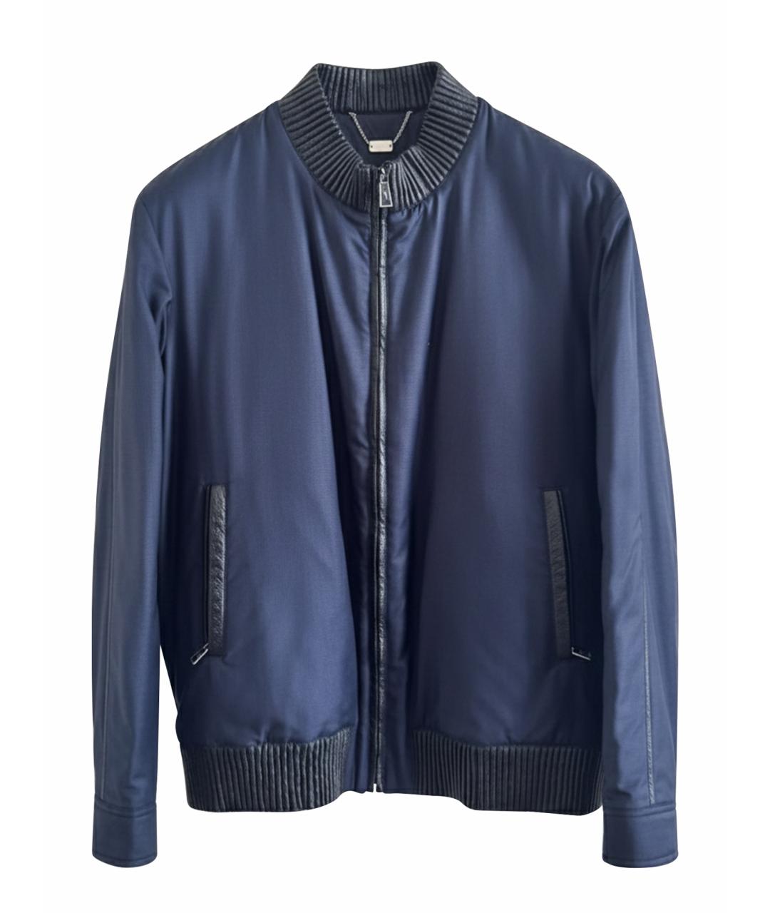 BILLIONAIRE Темно-синяя шерстяная куртка, фото 1