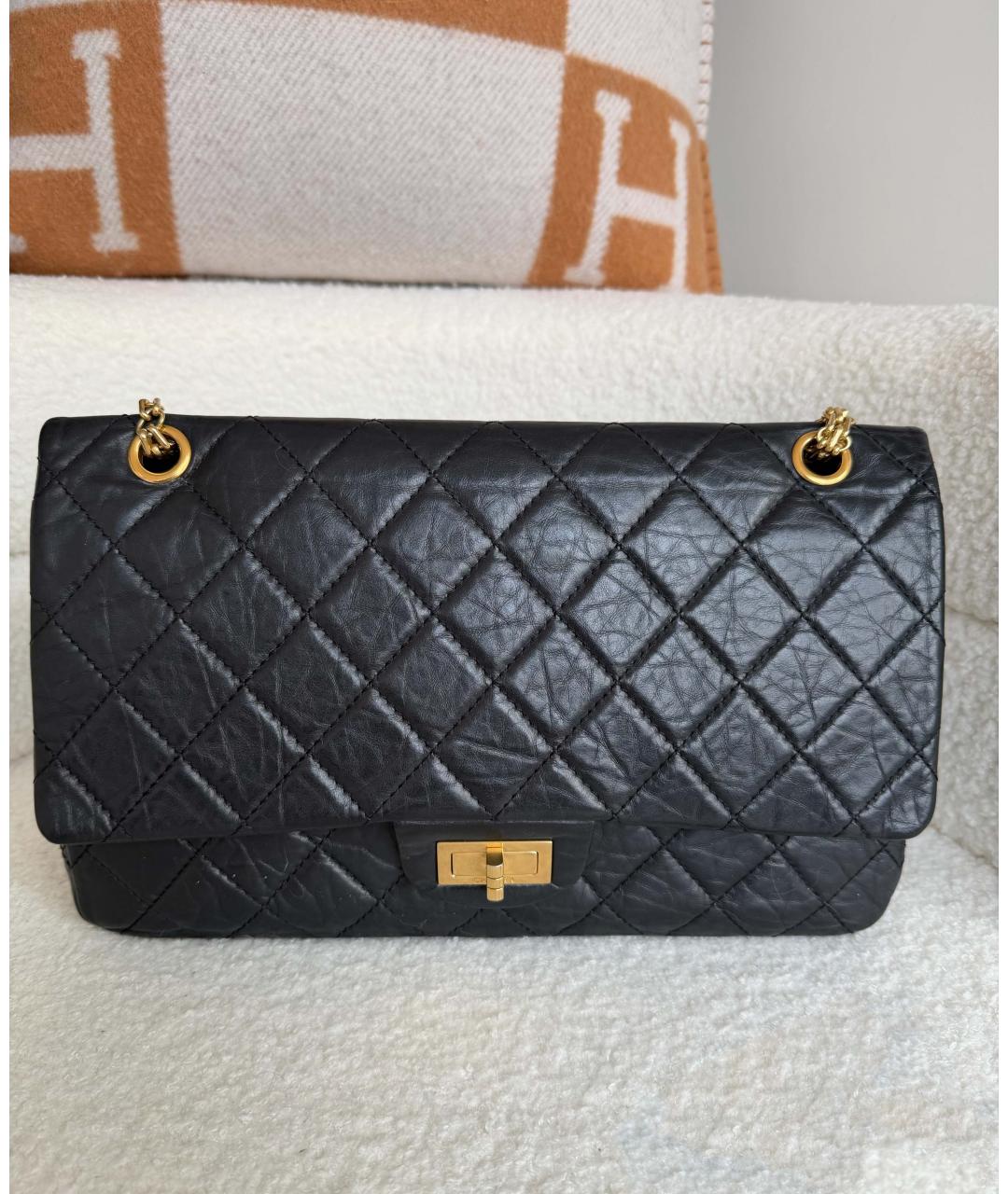 CHANEL Черная кожаная сумка через плечо, фото 2