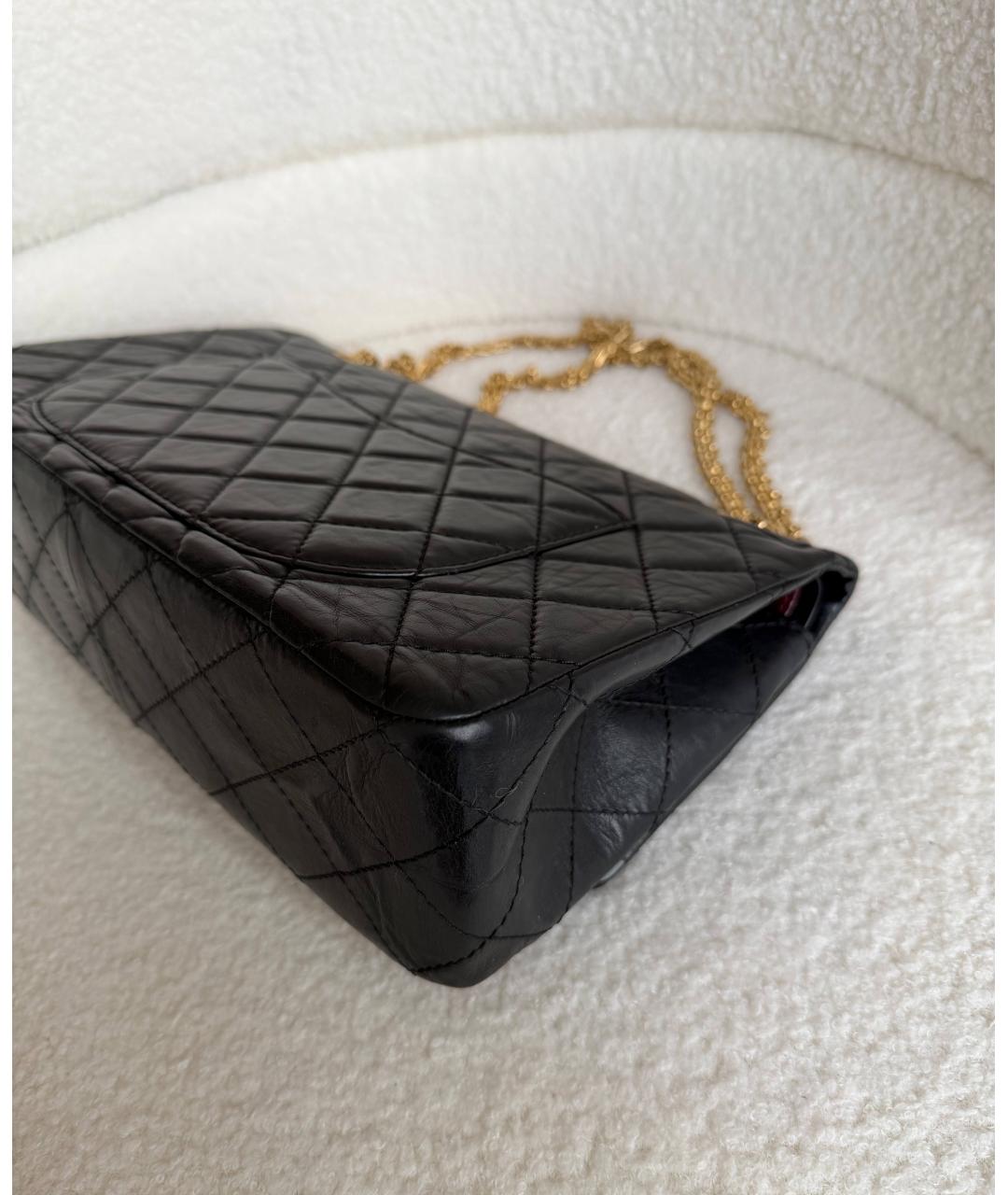 CHANEL Черная кожаная сумка через плечо, фото 8