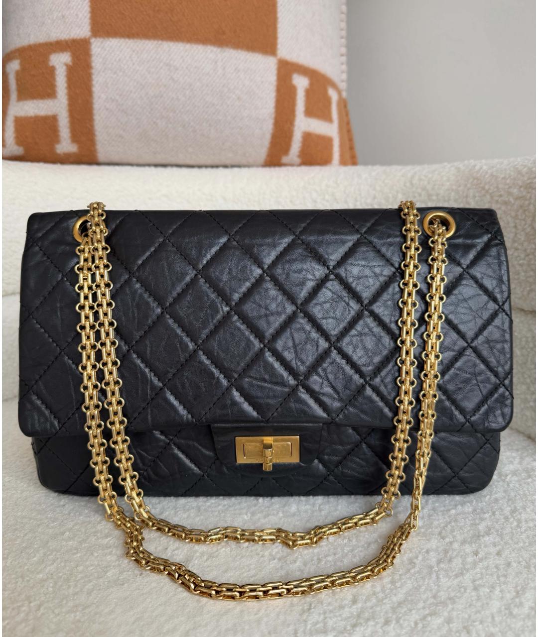 CHANEL Черная кожаная сумка через плечо, фото 10