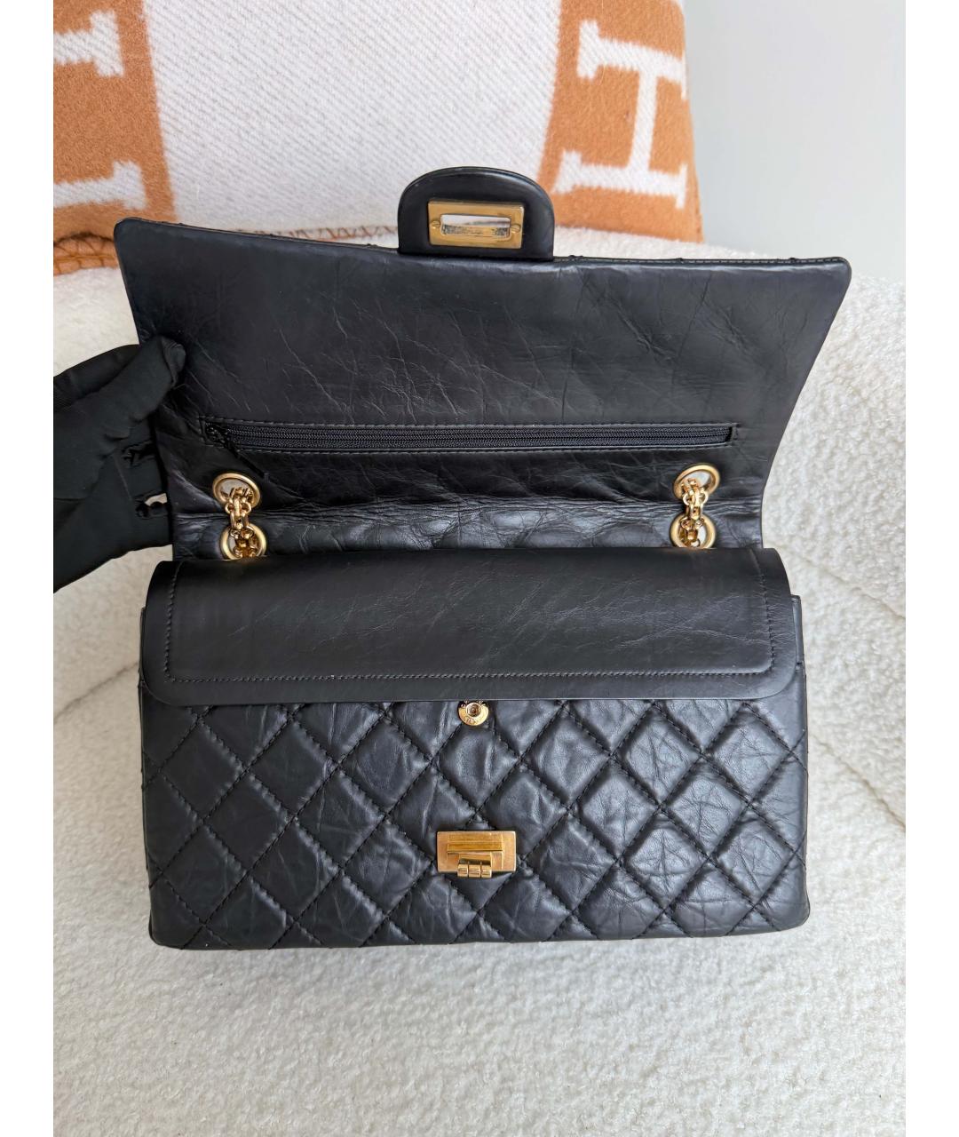 CHANEL Черная кожаная сумка через плечо, фото 5