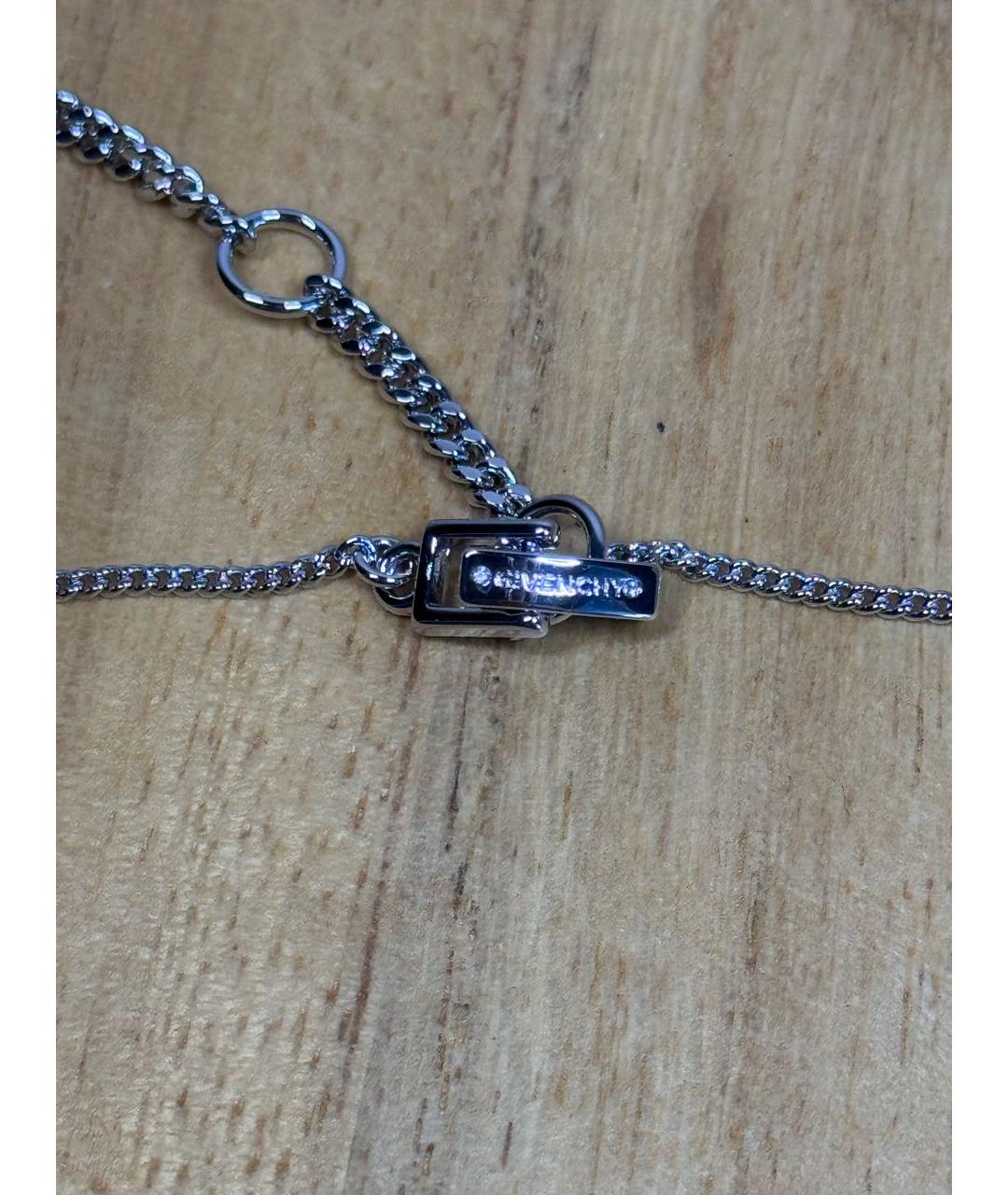 GIVENCHY Серебряное металлическое колье, фото 2