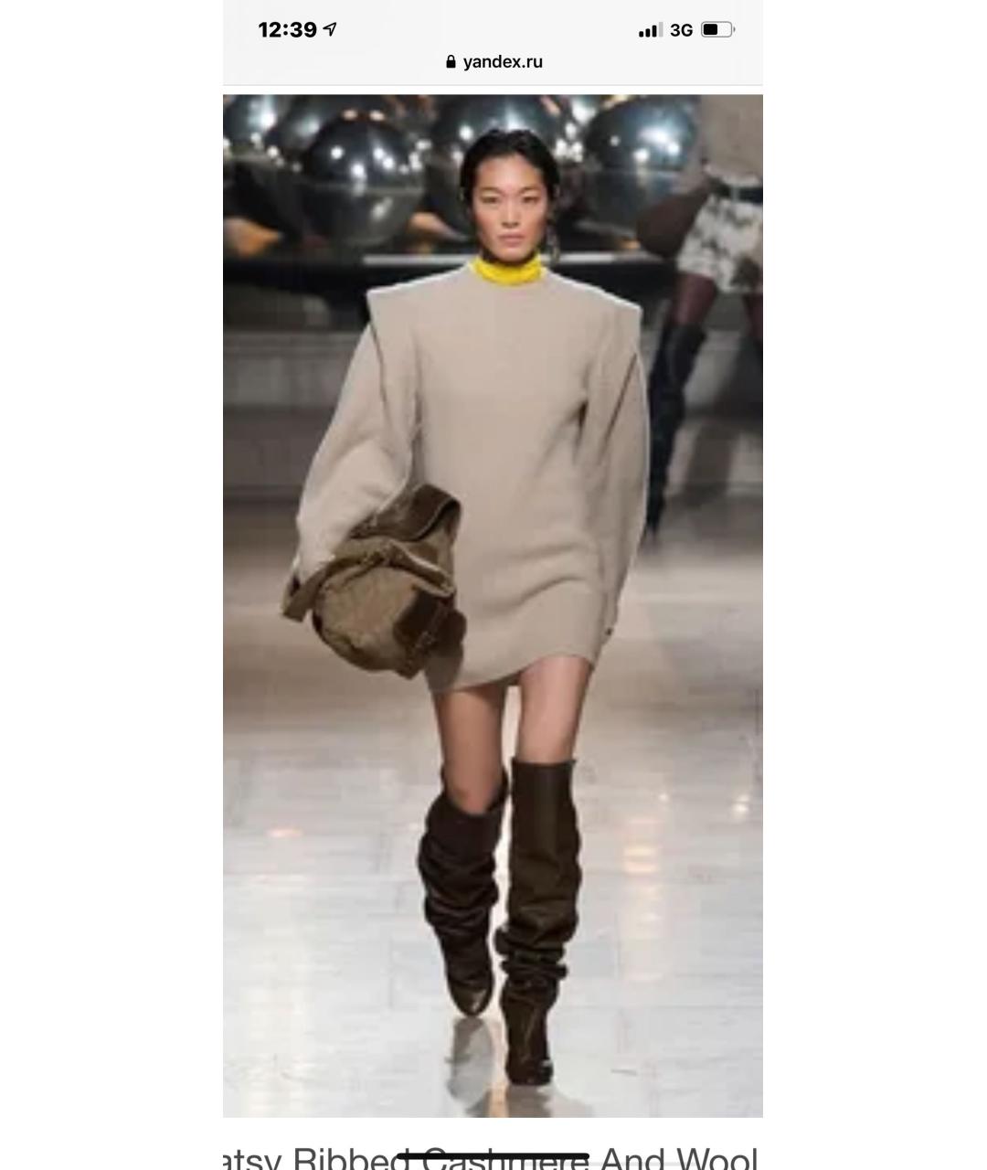 ISABEL MARANT Фуксия кашемировое повседневное платье, фото 5