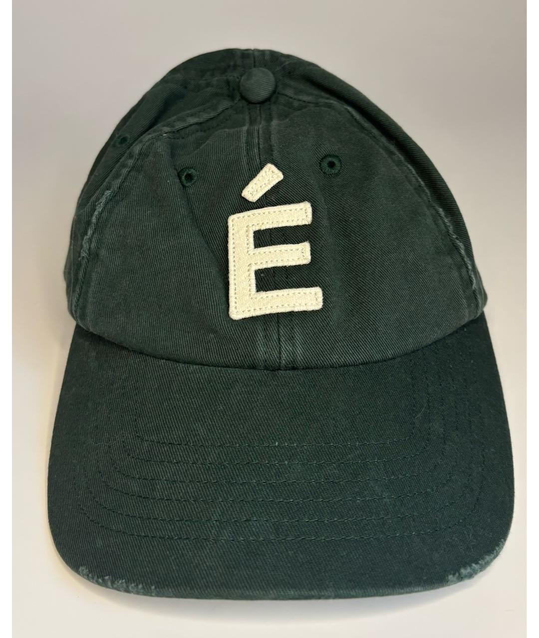 ETUDES Зеленая хлопковая кепка/бейсболка, фото 6
