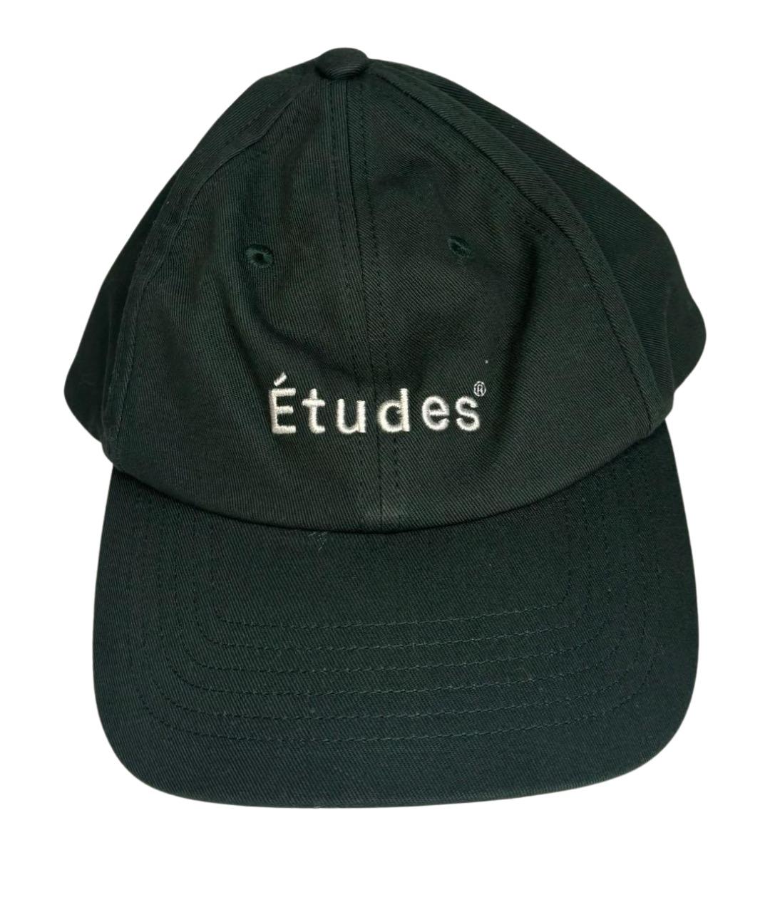 ETUDES Зеленая хлопковая кепка/бейсболка, фото 1