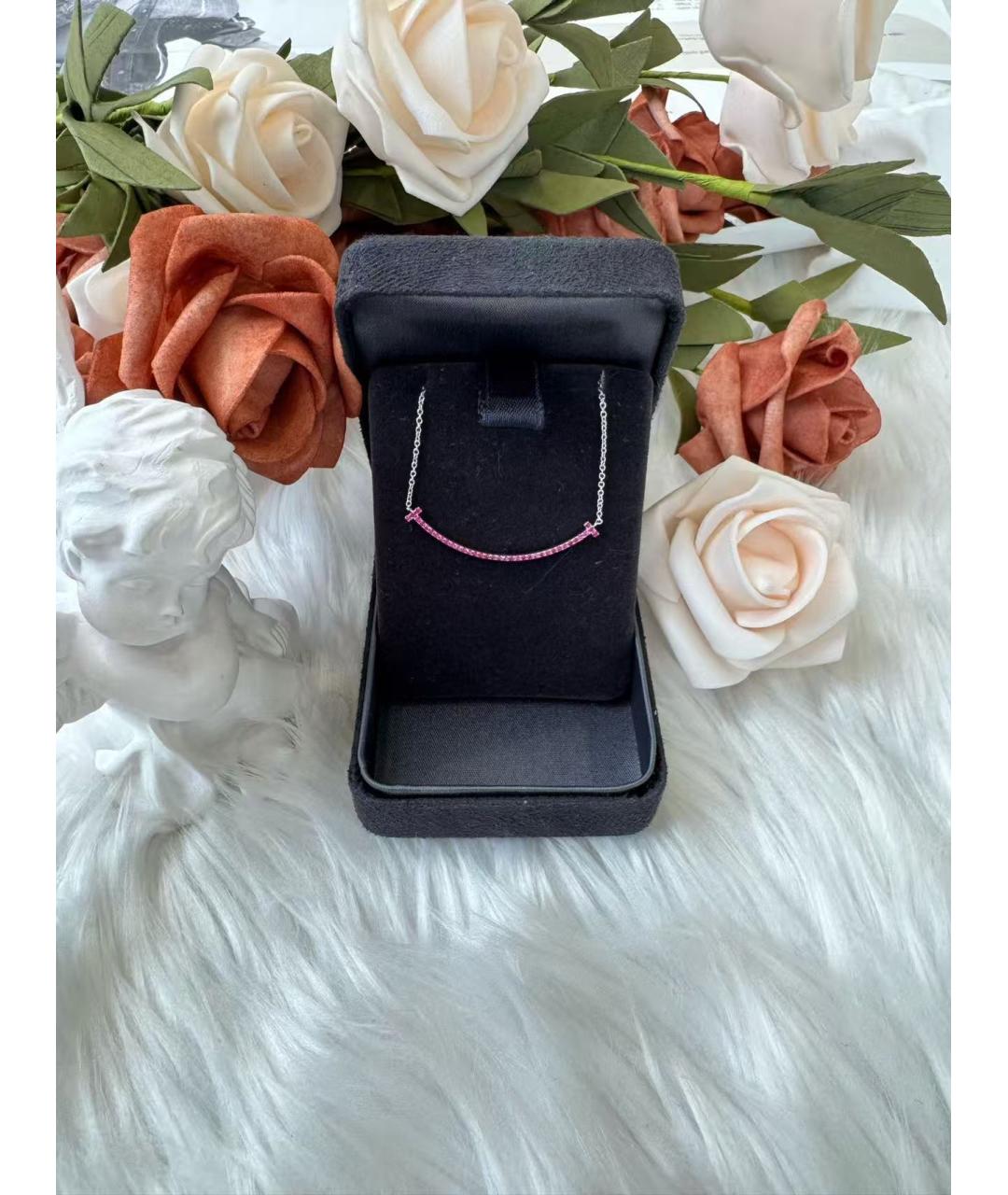 TIFFANY&CO Серебряное колье из белого золота, фото 2