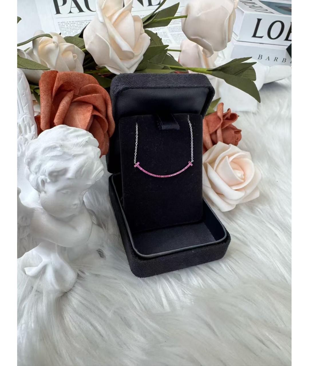 TIFFANY&CO Серебряное колье из белого золота, фото 3