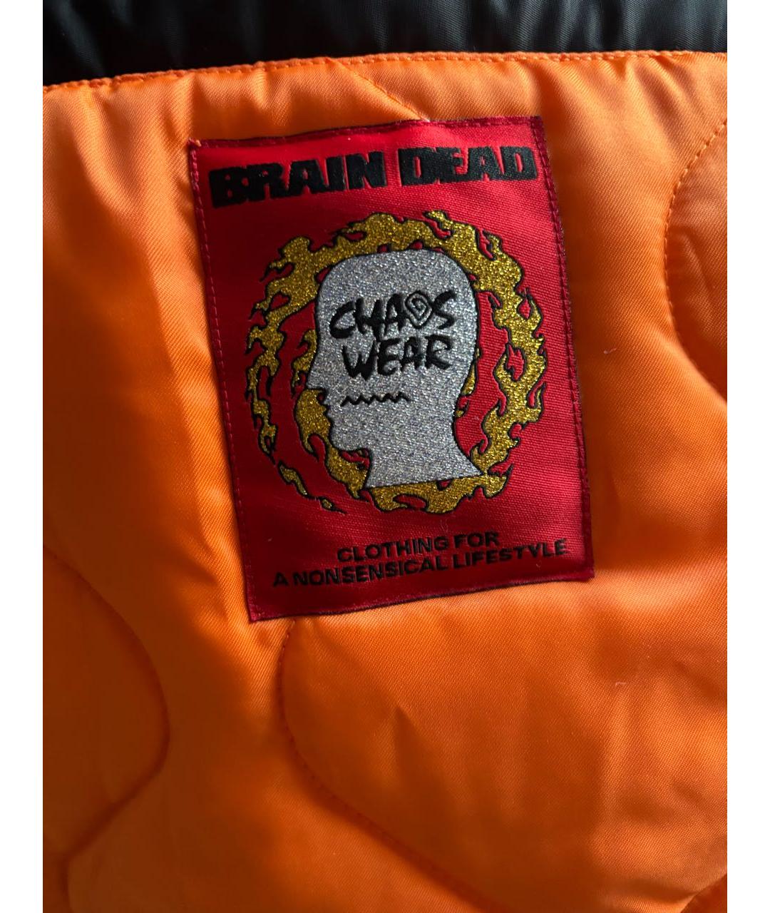 Brain Dead Черная полиэстеровая куртка, фото 6