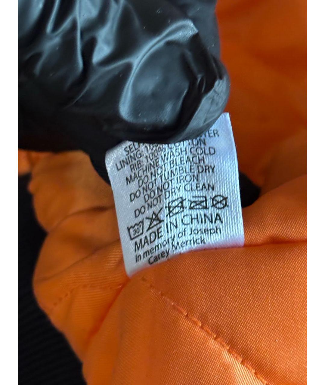 Brain Dead Черная полиэстеровая куртка, фото 7