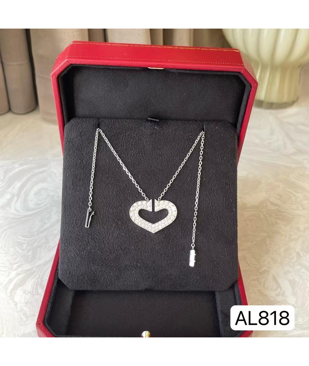 CARTIER Серебряное колье из белого золота, фото 3