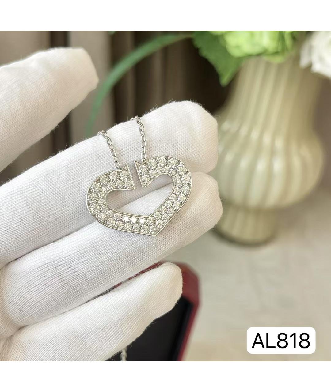 CARTIER Серебряное колье из белого золота, фото 7