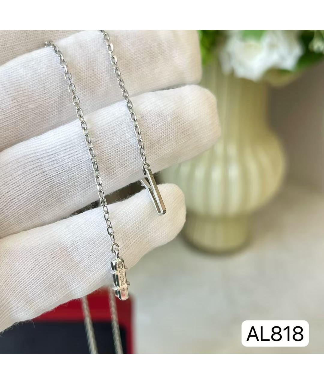 CARTIER Серебряное колье из белого золота, фото 5