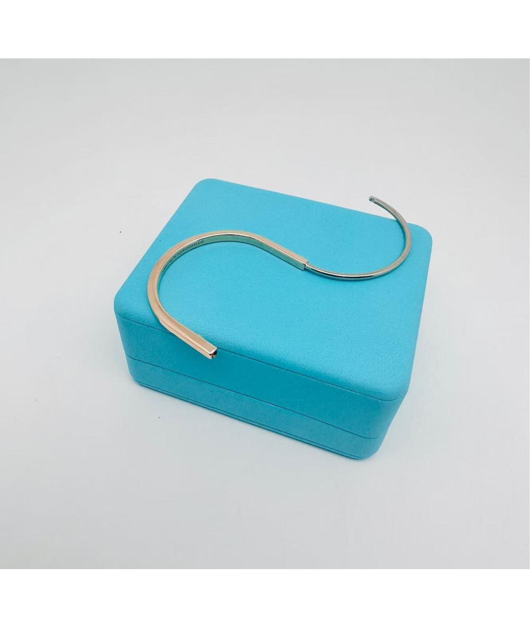 TIFFANY&CO Серебрянный браслет из белого золота, фото 5