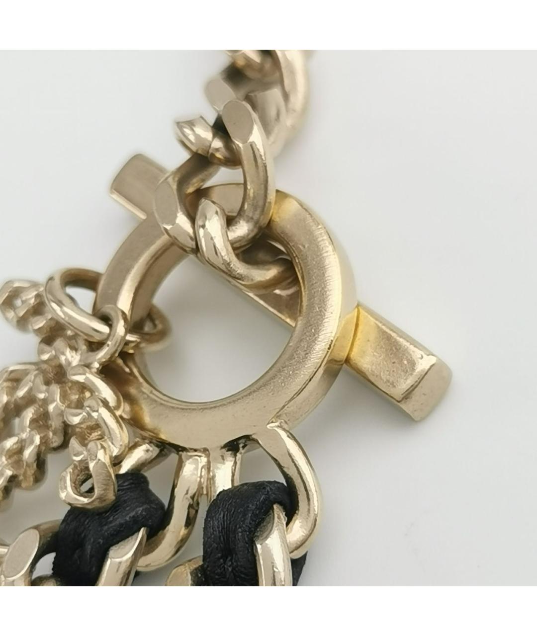 CHANEL Золотое металлическое колье, фото 7