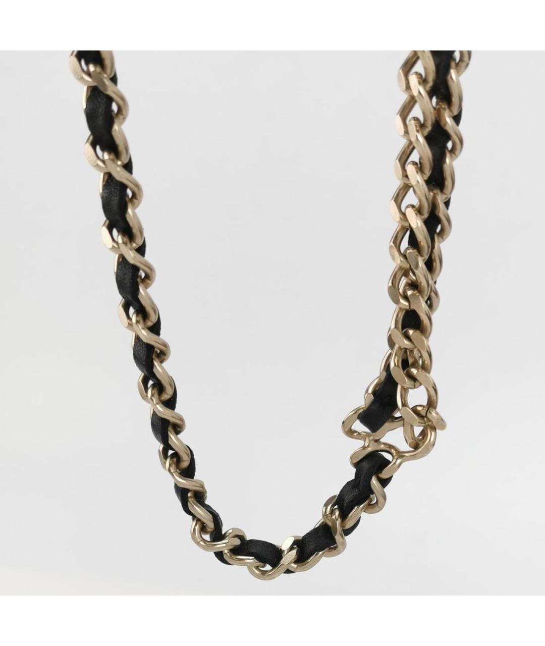 CHANEL Золотое металлическое колье, фото 4