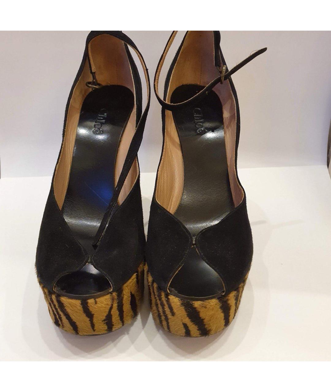 CHLOE Коричневые босоножки, фото 2