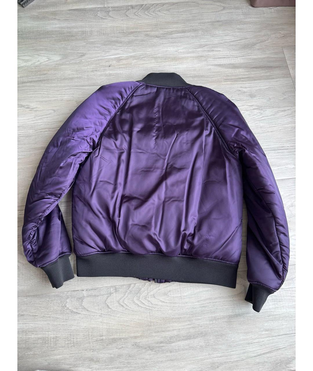 LOVE MOSCHINO Фиолетовая полиэстеровая куртка, фото 2