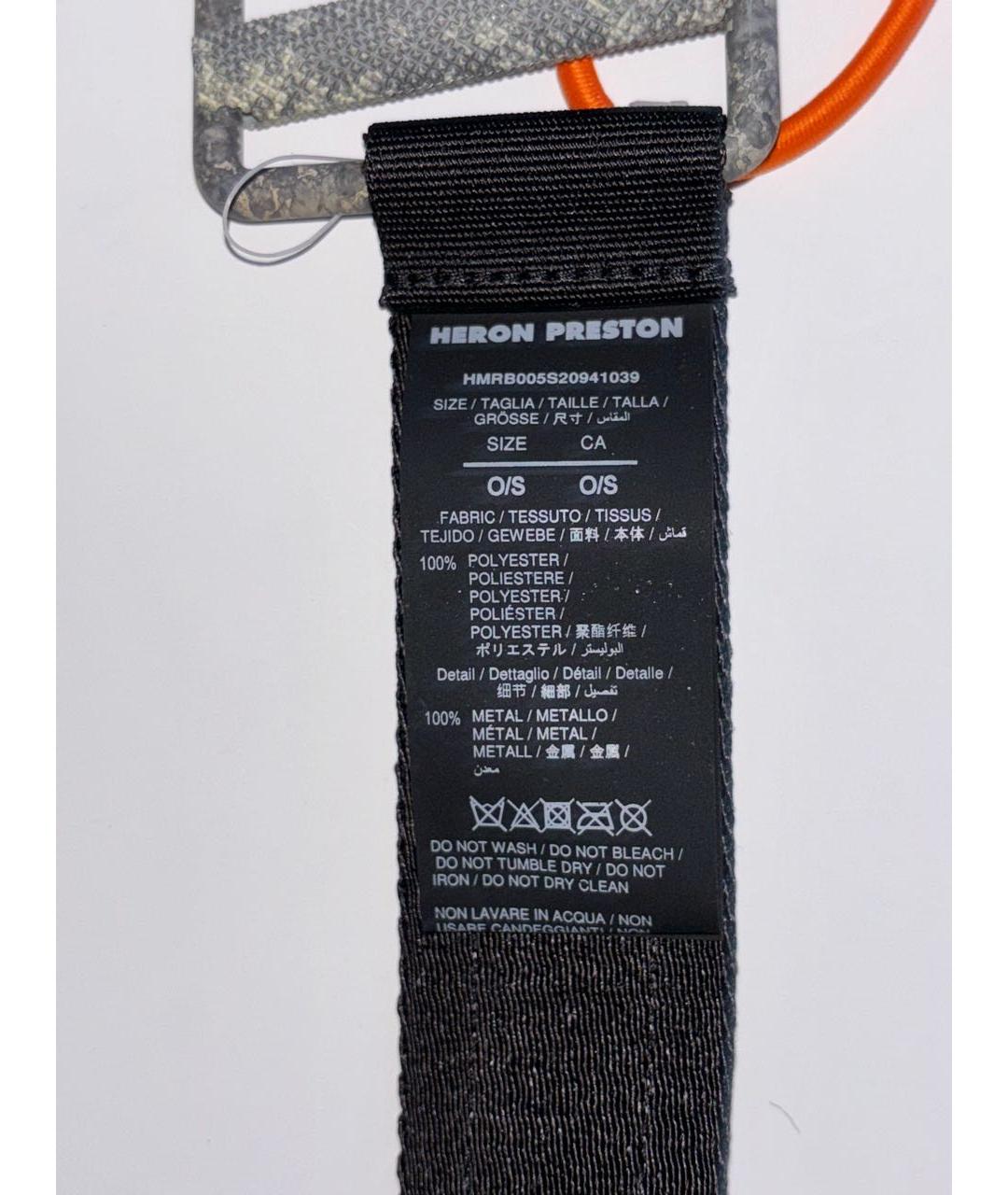 HERON PRESTON Черный ремень, фото 5