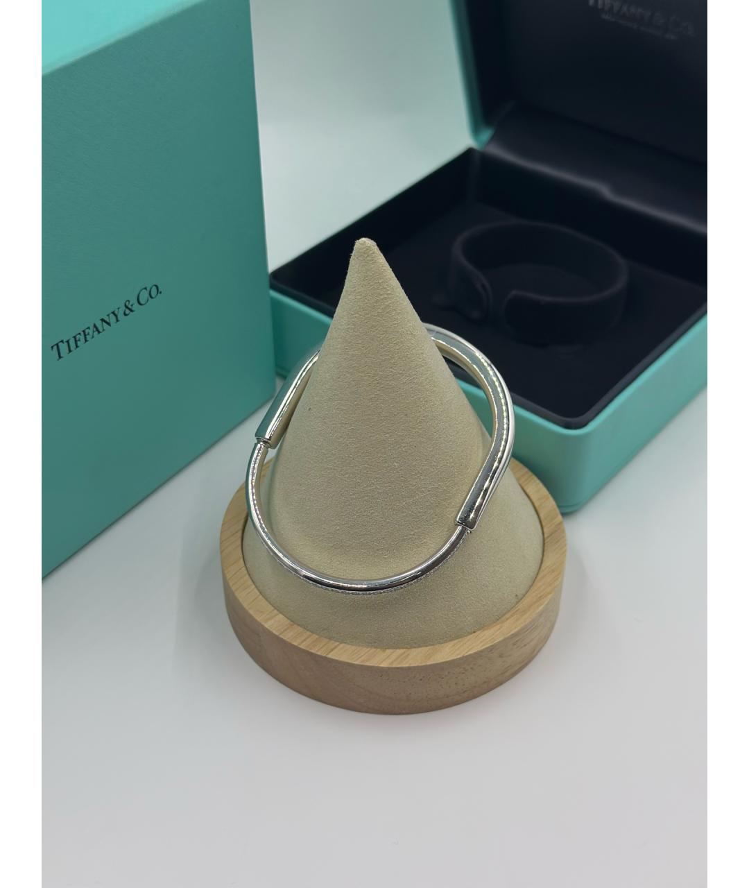 TIFFANY&CO Серебрянный браслет из белого золота, фото 4