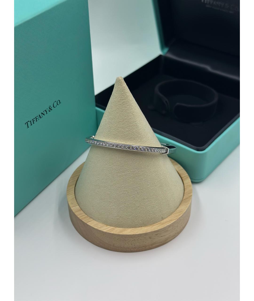 TIFFANY&CO Серебрянный браслет из белого золота, фото 3