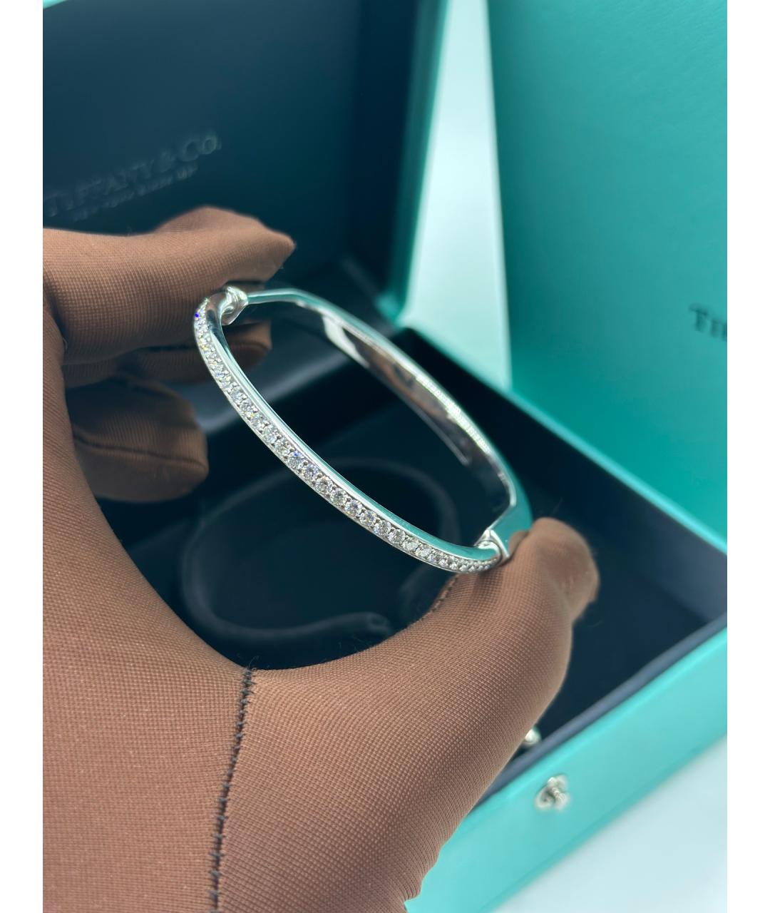 TIFFANY&CO Серебрянный браслет из белого золота, фото 2