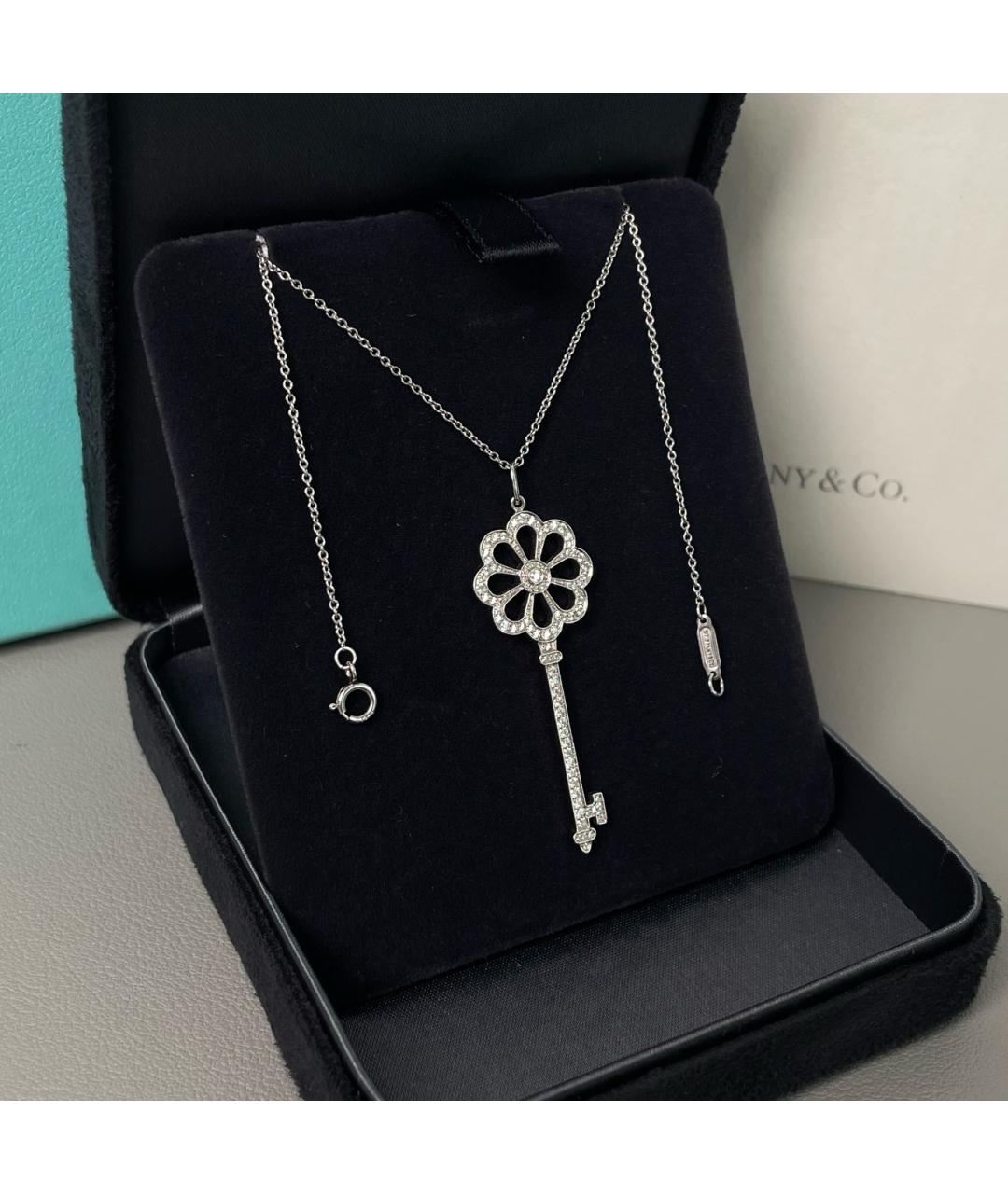 TIFFANY&CO Серебряная подвеска из белого золота, фото 2