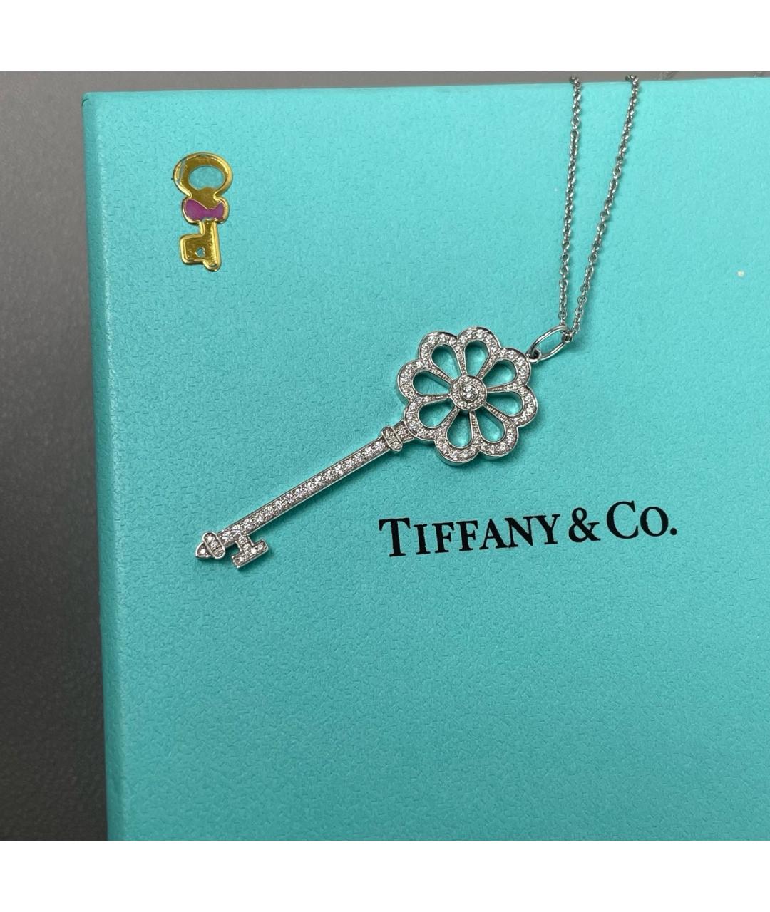TIFFANY&CO Серебряная подвеска из белого золота, фото 5