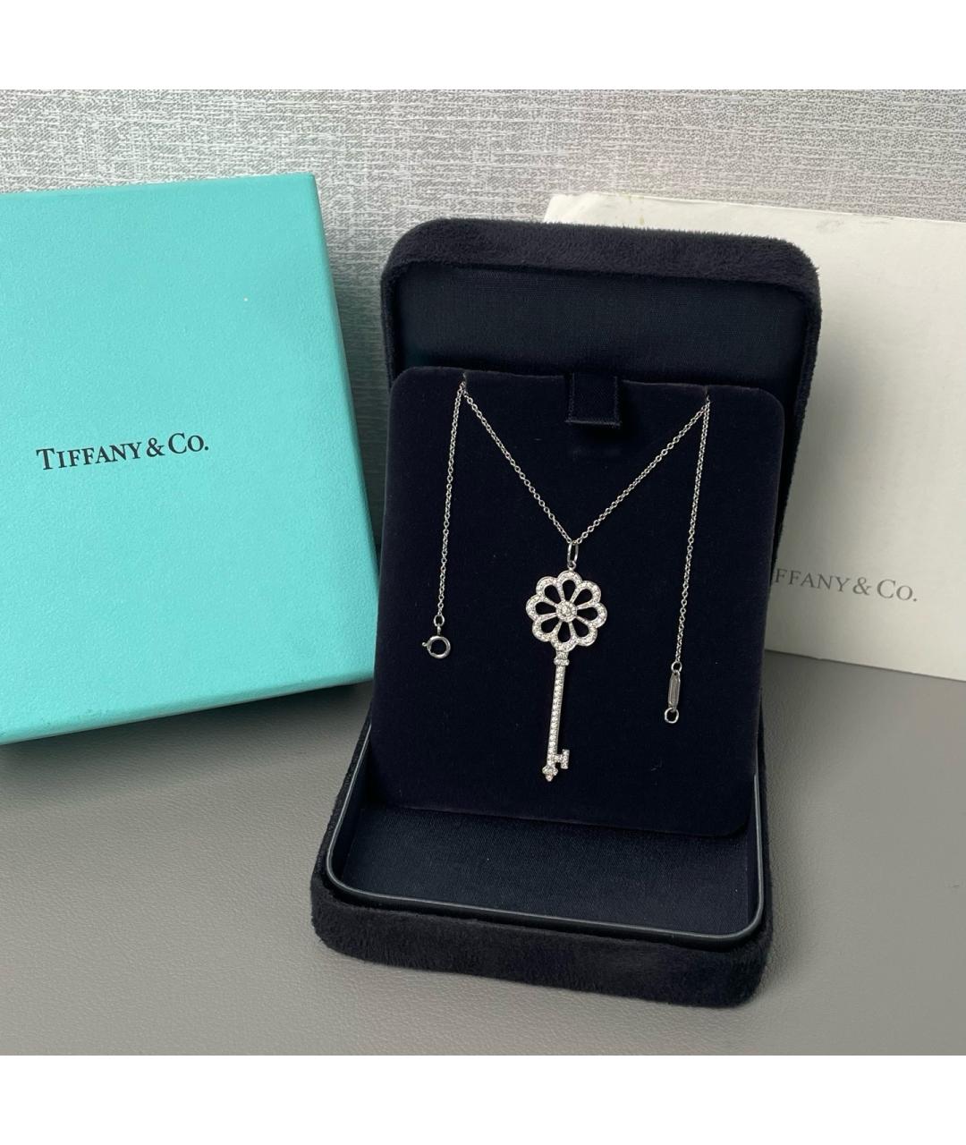 TIFFANY&CO Серебряная подвеска из белого золота, фото 6