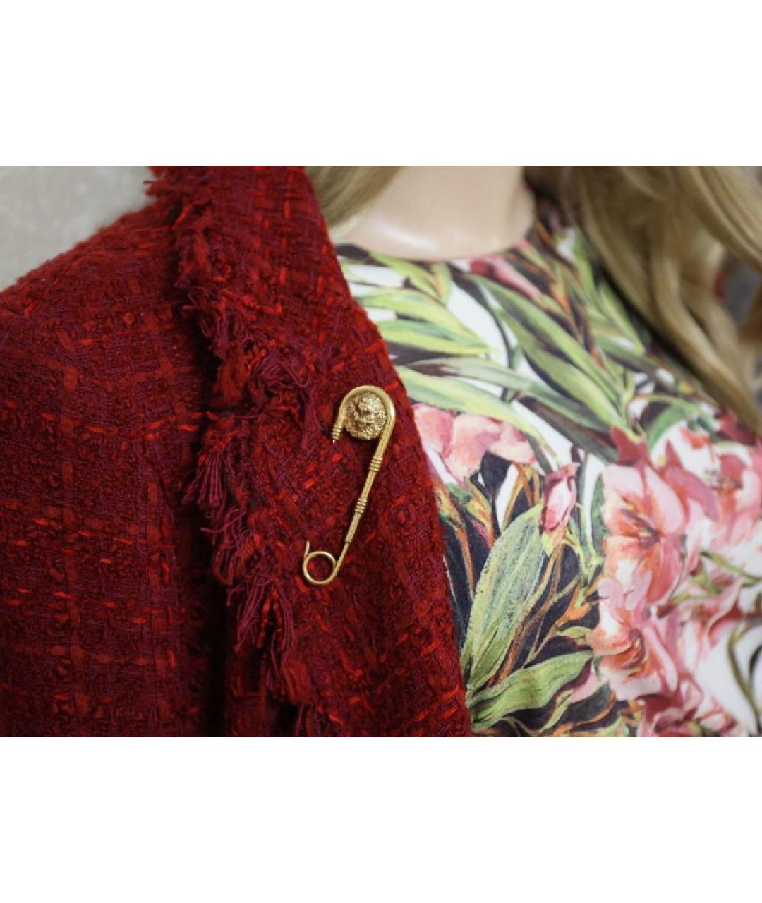 VERSACE Золотая позолоченная булавка / брошь, фото 6