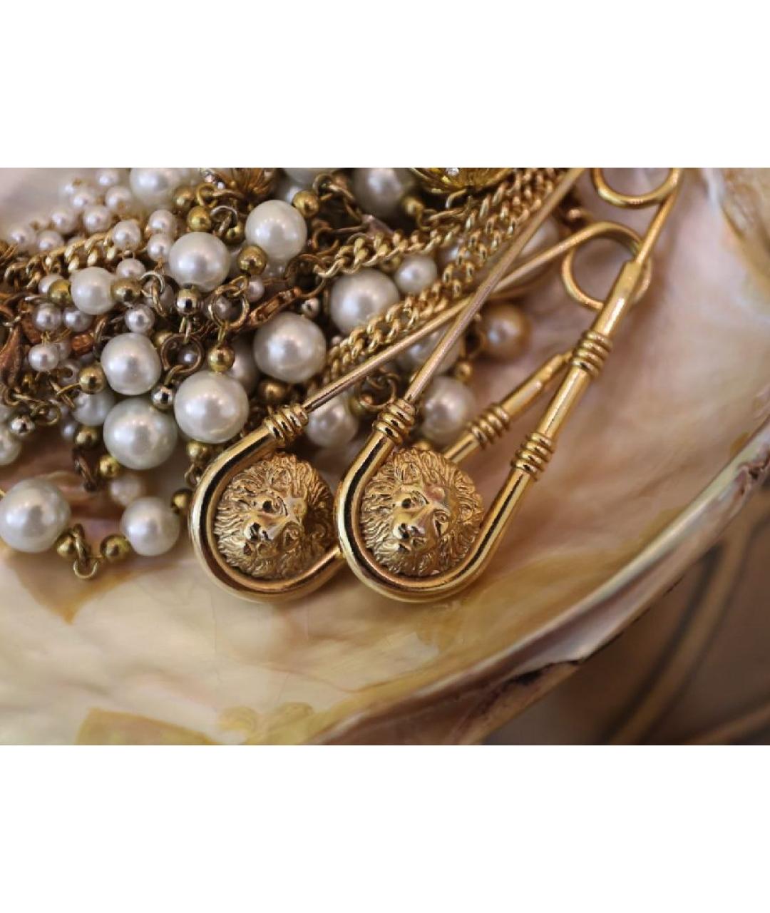 VERSACE Золотая позолоченная булавка / брошь, фото 3