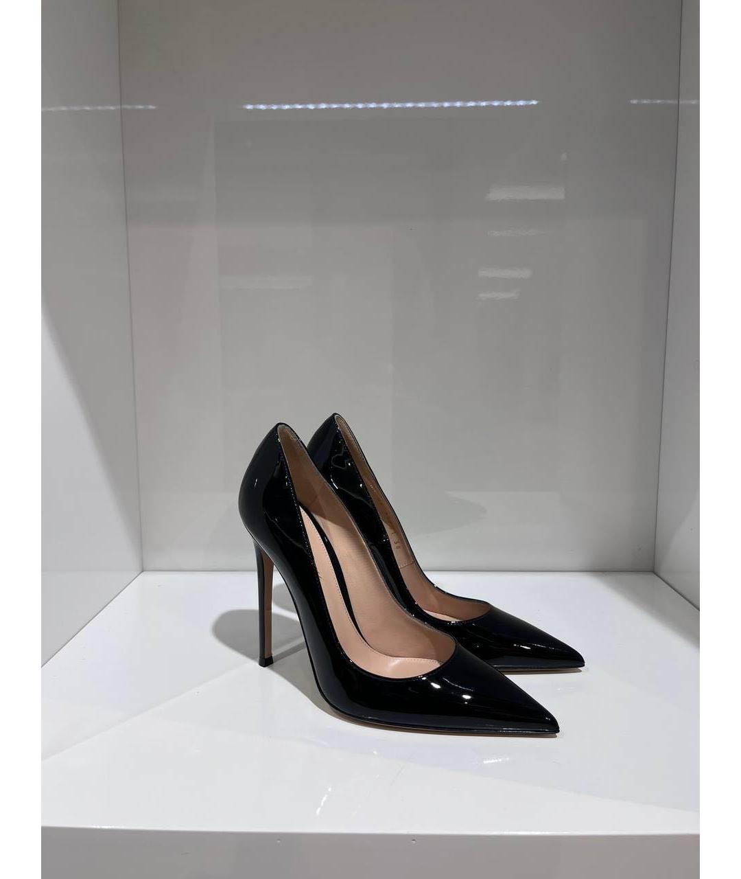 GIANVITO ROSSI Черные туфли из лакированной кожи, фото 2