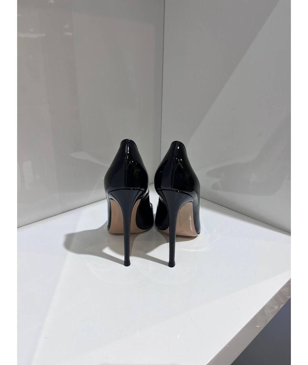 GIANVITO ROSSI Черные туфли из лакированной кожи, фото 4