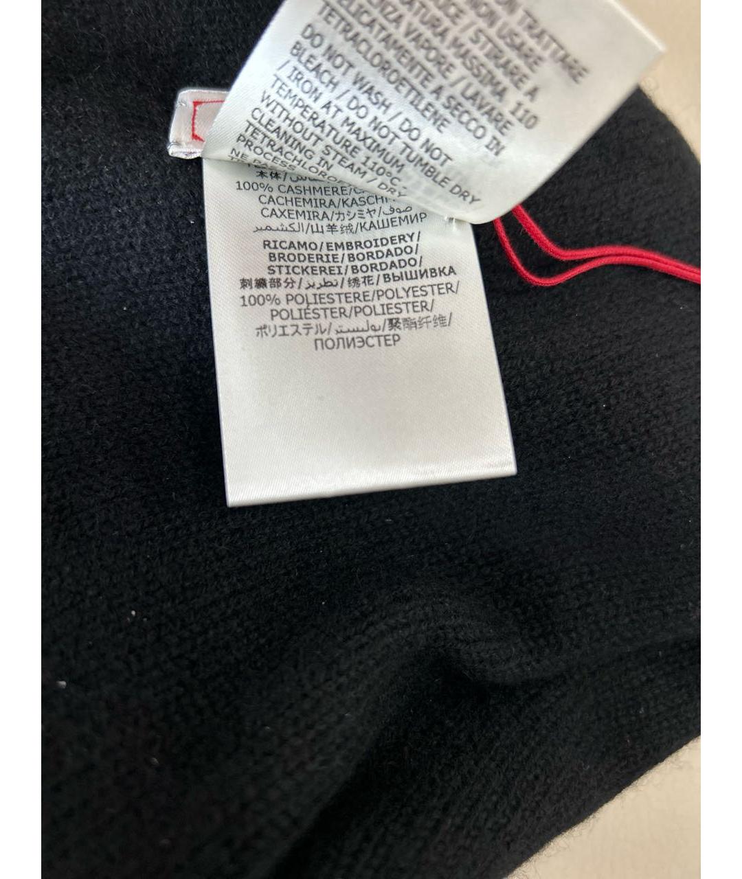 ALEXANDER MCQUEEN Черная кашемировая шапка, фото 6