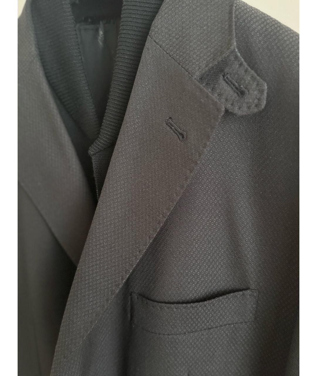 CORNELIANI Черный шерстяной пиджак, фото 4