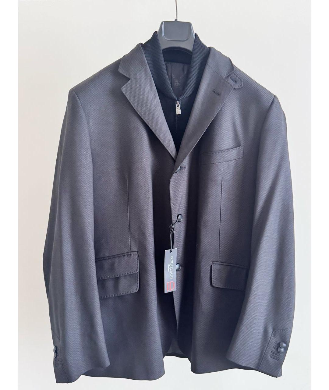 CORNELIANI Черный шерстяной пиджак, фото 9