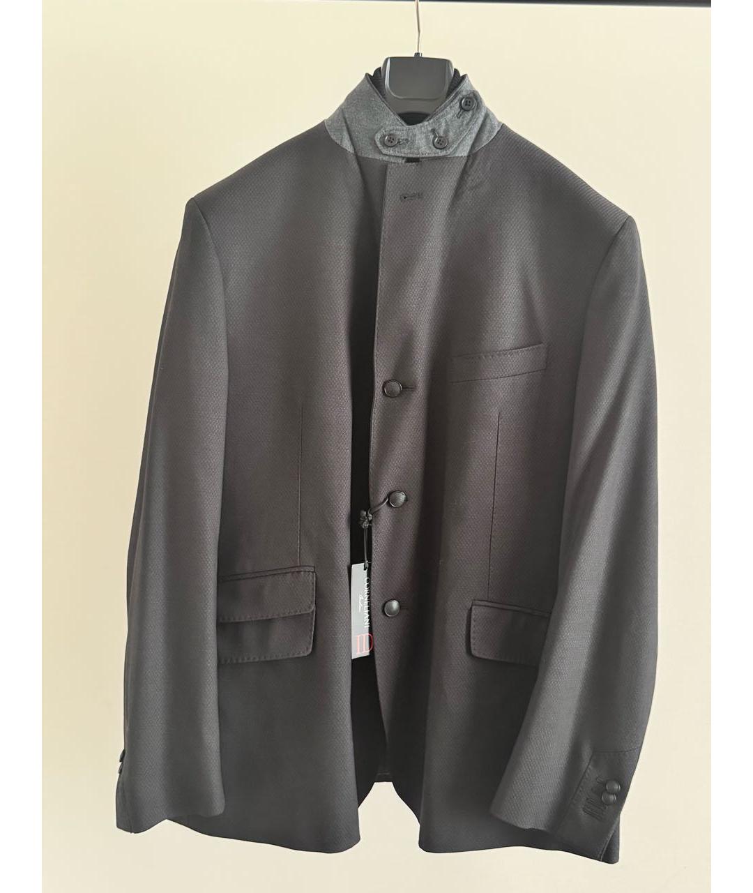 CORNELIANI Черный шерстяной пиджак, фото 5