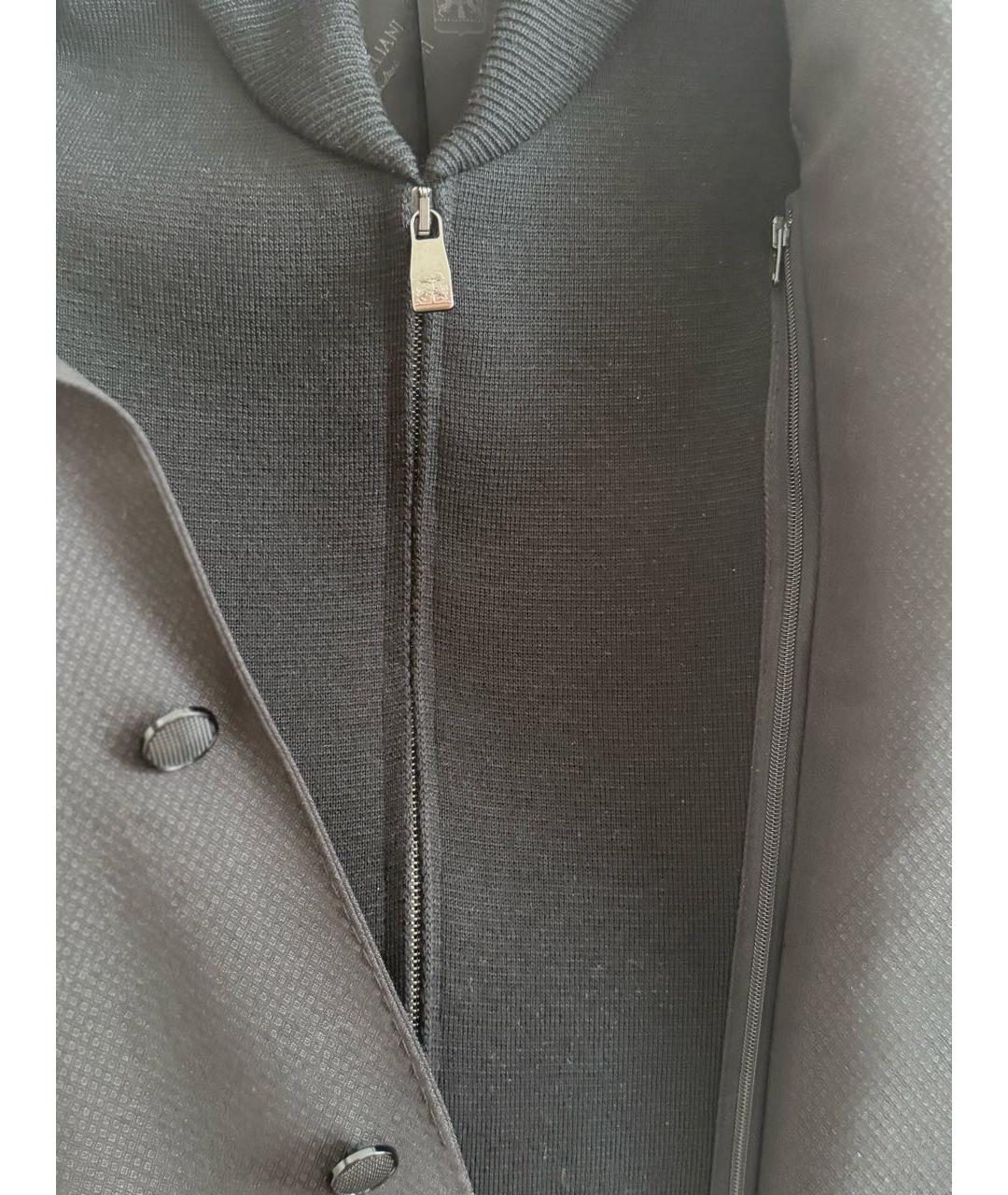 CORNELIANI Черный шерстяной пиджак, фото 6