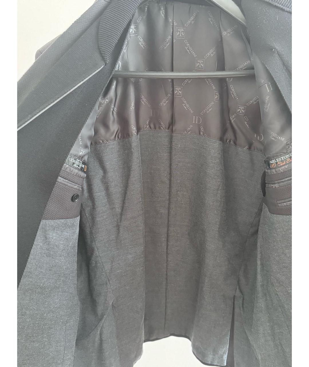 CORNELIANI Черный шерстяной пиджак, фото 3