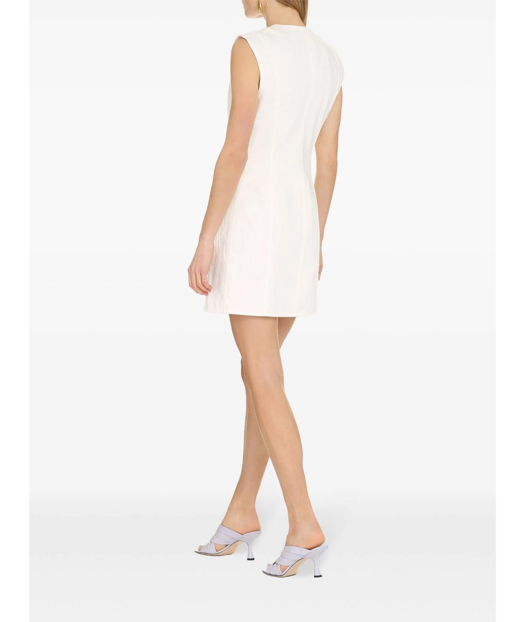 GIVENCHY Белое хлопковое повседневное платье, фото 3