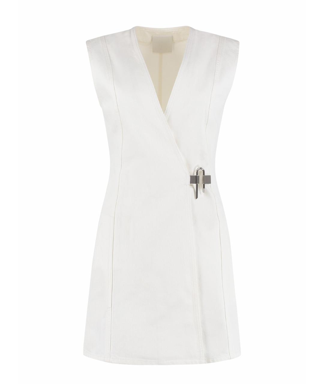 GIVENCHY Белое хлопковое повседневное платье, фото 1