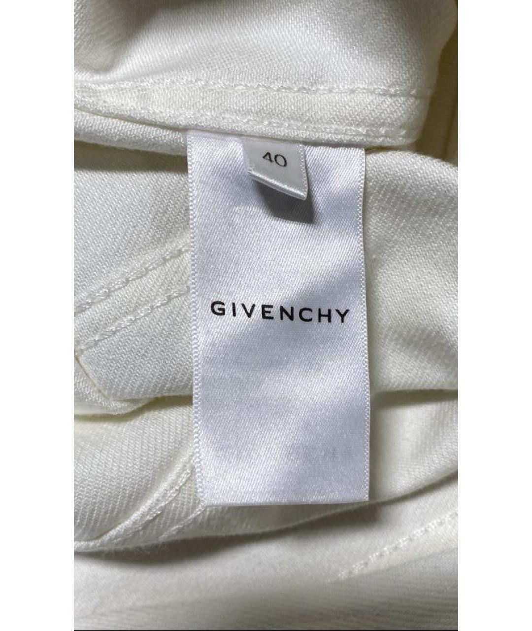 GIVENCHY Белое хлопковое повседневное платье, фото 9