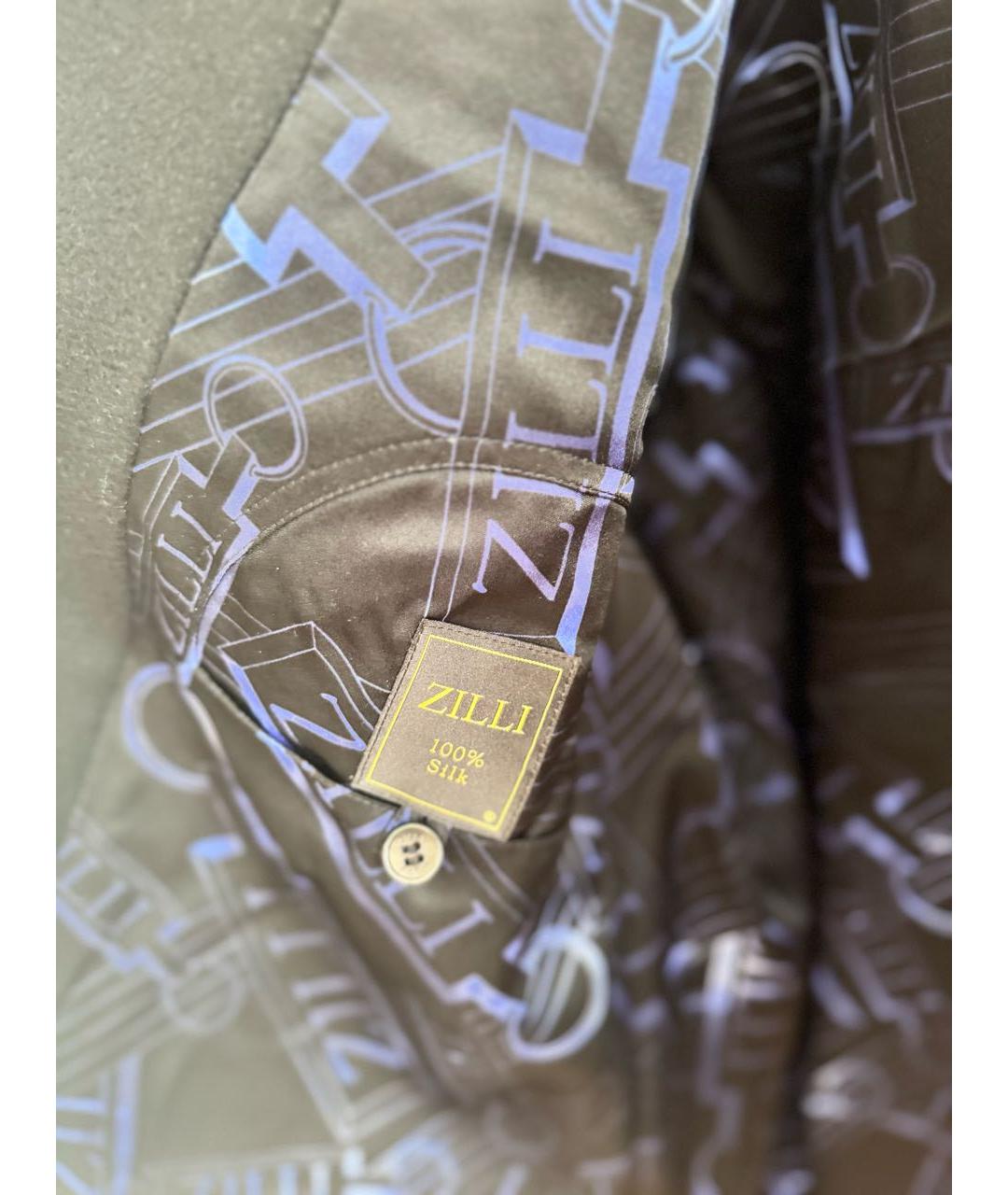 ZILLI Черное кашемировое пальто, фото 5