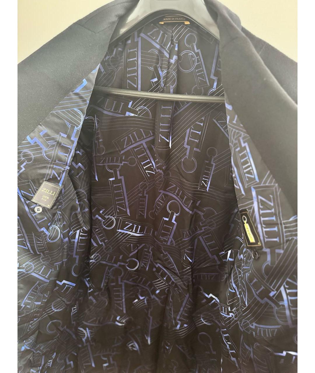 ZILLI Черное кашемировое пальто, фото 3