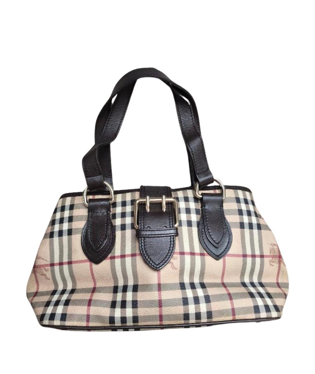 BURBERRY Бежевая сумка с короткими ручками, фото 1